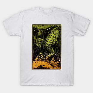 Swimming Frog by Julie de Graag T-Shirt